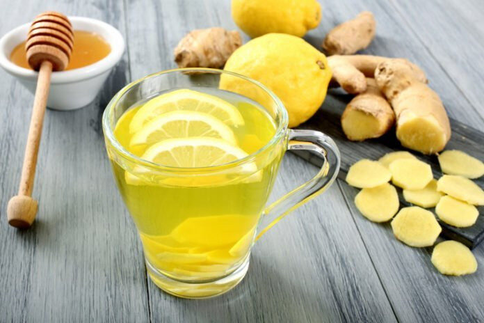 Nước gừng chanh mật ong phổ biến trong phương pháp giảm cân tự nhiên