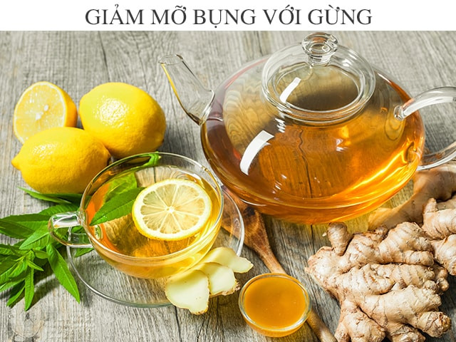 Cách Giảm Mỡ Bụng An Toàn Bằng Nước Gừng