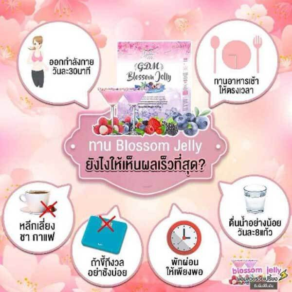 Review Nước Cocktail Giảm Cân GDM Blossom Jelly Thái Lan